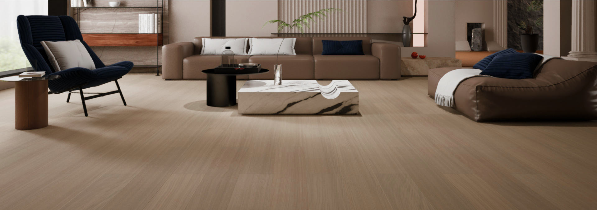 万得嘉新三层木皮面地板